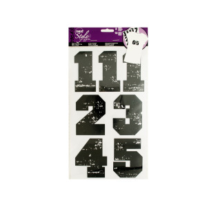 24 Pieces Per Pack Of Iron-On Black Numbers][Wholesales Purchase|Hoodmat.Com