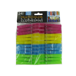 30 Pieces Per Pack Of Multi-Color Plastic Clothespins ][Wholesales Purchase|Hoodmat.Com