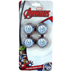 24 Pieces Per Pack Of 100 Count Avengers Mini Cupcake Liners ][Wholesales Purchase|Hoodmat.Com