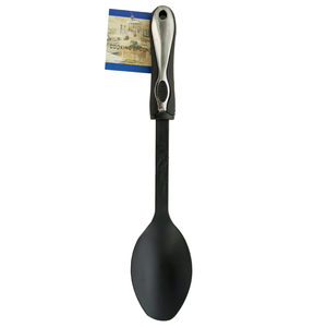 24 Pieces Per Pack Of Black Nylon Serving Spoon ][Wholesales Purchase|Hoodmat.Com