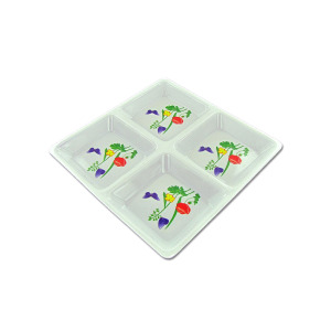 12 Pieces Per Pack Of Four Section Plate ][Wholesales Purchase|Hoodmat.Com
