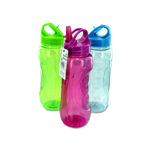 12 Pieces Per Pack Of 28 Oz. Sports Water Bottle With Flip Straw ][Wholesales Purchase|Hoodmat.Com