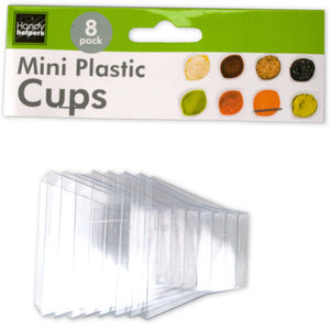 12 Pieces Per Pack Of Clear Mini Plastic Condiment Cups Set ][Wholesales Purchase|Hoodmat.Com