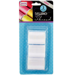 24  Pieces Per Pack Of  White Sewing Thread Set  ][Wholesales Purchase|Hoodmat.Com
