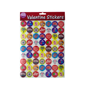24 Pieces Per Pack Of Valentine Stickers ][Wholesales Purchase|Hoodmat.Com