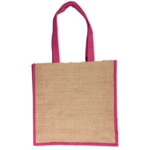 25 Pieces Per Pack Of Bic Graphic Fuchsia And Natural Jute Portrait Tote ][Wholesales Purchase|Hoodmat.Com