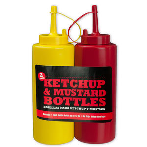 12 Pieces Per Pack Of Ketchup And Mustard Bottles ][Wholesales Purchase|Hoodmat.Com