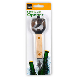 24 Pieces Per Pack Of Can &Amp; Bottle Opener With Wood Handle ][Wholesales Purchase|Hoodmat.Com