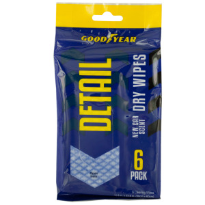 24 Pieces Per Pack Of Goodyear New Car Scent Dry Auto Detail Wipes ][Wholesales Purchase|Hoodmat.Com