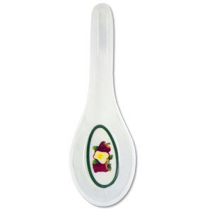 36 Pieces Per Pack Of Apple Print Melamine Soup Spoon ][Wholesales Purchase|Hoodmat.Com