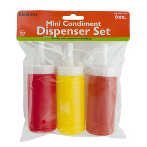 16 Pieces Per Pack Of 6 Oz. Mini Condiment Dispenser Set ][Wholesales Purchase|Hoodmat.Com
