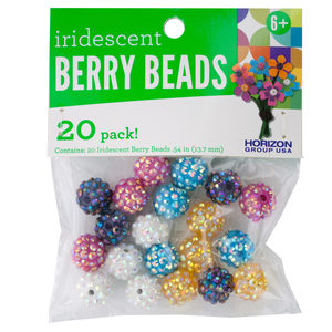 24 Pieces Per Pack Of Iridescent Berry Beads ][Wholesales Purchase|Hoodmat.Com