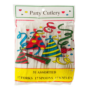 24 Pieces Per Pack Of White Party Cutlery Set ][Wholesales Purchase|Hoodmat.Com