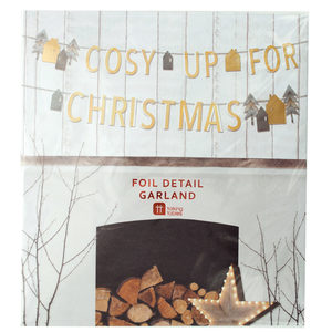 20 Pieces Per Pack Of 'Cosy Up For Christmas' Foil Detail Banner ][Wholesales Purchase|Hoodmat.Com