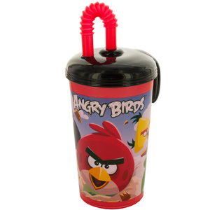 24 Pieces Per Pack Of 15 Oz. Angry Birds Sports Tumbler With Straw ][Wholesales Purchase|Hoodmat.Com
