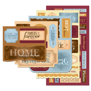36 Pieces Per Pack Of Family Scrapbooking Stickers ][Wholesales Purchase|Hoodmat.Com