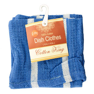 24 Pieces Per Pack Of Striped Cotton Dish Cloth Set ][Wholesales Purchase|Hoodmat.Com