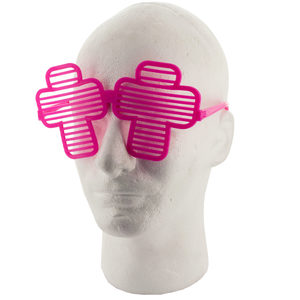12 Pieces Per Pack Of Colored Cross Party Favor Shutter Shades ][Wholesales Purchase|Hoodmat.Com