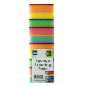 24 Pieces Per Pack Of Sponge Scouring Pads Set ][Wholesales Purchase|Hoodmat.Com