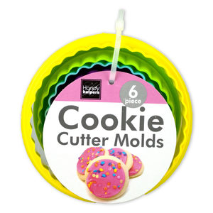 24 Pieces Per Pack Of Round Flower Cookie Cutter Molds Set ][Wholesales Purchase|Hoodmat.Com