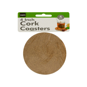24 Pieces Per Pack Of Cork Beverage Coasters Set ][Wholesales Purchase|Hoodmat.Com