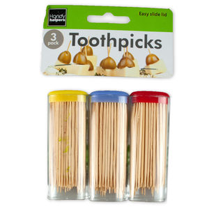 36 Pieces Per Pack Of Toothpicks In Easy Slide Travel Containers ][Wholesales Purchase|Hoodmat.Com