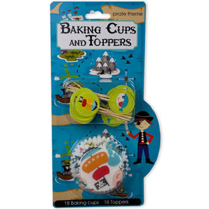 12 Pieces Per Pack Of Kids Cupcake Baking Cups &Amp; Toppers Set ][Wholesales Purchase|Hoodmat.Com