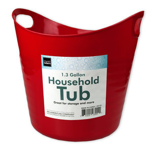24 Pieces Per Pack Of 1.3 Gallon Household Tub With Handles ][Wholesales Purchase|Hoodmat.Com