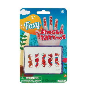 36 Pieces Per Pack Of Foxy Temporary Finger Tattoos ][Wholesales Purchase | Hoodmat.Com