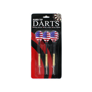 24  Pieces Per Pack Of  Hard Tip Darts With American Flag Design  ][Wholesales Purchase|Hoodmat.Com