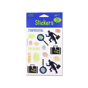 24 Pieces Per Pack Of Glow In The Dark Stickers On 4 Sheets ][Wholesales Purchase|Hoodmat.Com