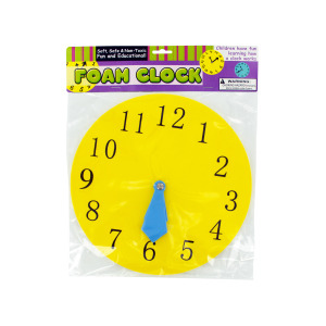 12 Pieces Per Pack Of Educational Foam Clock ][Wholesales Purchase | Hoodmat.Com