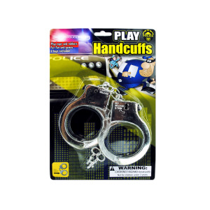 24 Pieces Per Pack Of Police Play Plastic Handcuffs ][Wholesales Purchase | Hoodmat.Com