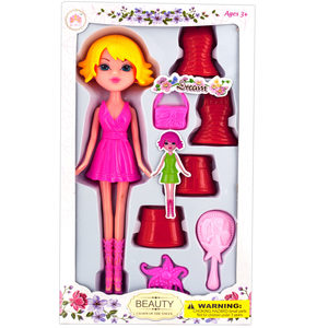 4 Pieces Per Pack Of Colorful Changing Dress Doll ][Wholesales Purchase | Hoodmat.Com