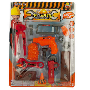 6 Pieces Per Pack Of Kids Small Construction Tool Play Set ][Wholesales Purchase | Hoodmat.Com