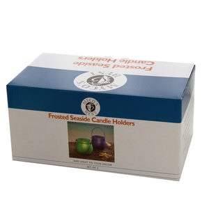 4 Pieces Per Pack Of Frosted Seaside Candle Holders Set ][Wholesales Purchase|Hoodmat.Com