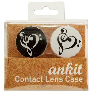 24 Pieces Per Pack Of Heart Treble Print Contact Lens Case ][Wholesales Purchase|Hoodmat.Com