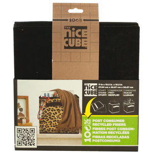 6 Pieces Per Pack Of Large Black Nice Cube Felt Storage Box ][Wholesales Purchase|Hoodmat.Com