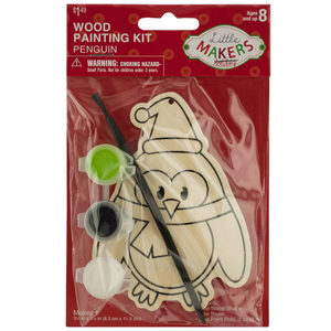 24 Pieces Per Pack Of Holiday Penguin Decoration Wood Painting Kit ][Wholesales Purchase|Hoodmat.Com