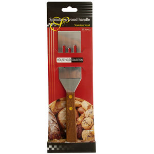 24 Pieces Per Pack Of Small Stainless Steel Spatula With Wood Handle ][Wholesales Purchase|Hoodmat.Com