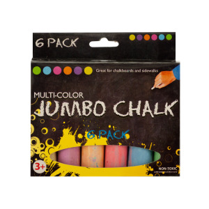 24 Pieces Per Pack Of Multi-Color Jumbo Chalk Set][Wholesales Purchase|Hoodmat.Com
