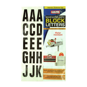 99PC BLOCK VINYL LETTERS