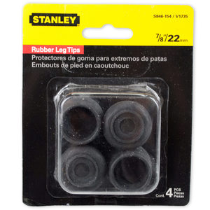 30 Pieces Per Pack Of Stanley Black Rubber Leg Tips ][Wholesales Purchase|Hoodmat.Com