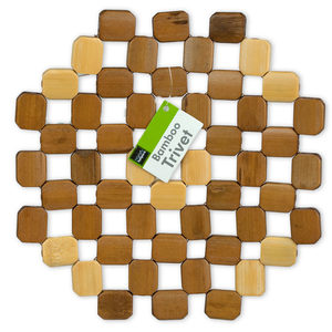 24 Pieces Per Pack Of Bamboo Trivet ][Wholesales Purchase|Hoodmat.Com