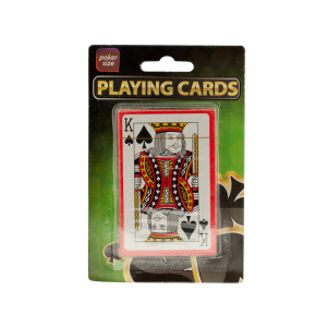 24 Pieces Per Pack Of Plastic Coated Poker Size Playing Cards ][wholesales purchase|hoodmat.com