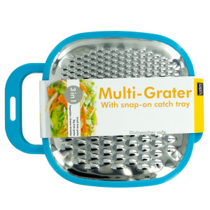 4 Pieces Per Pack Of 3 In 1 Multi-Grater With Snap-On Catch Tray ][Wholesales Purchase|Hoodmat.Com