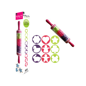 1 Pieces Per Pack Of Rolling Pin With Cookie Cutters ][Wholesales Purchase|Hoodmat.Com