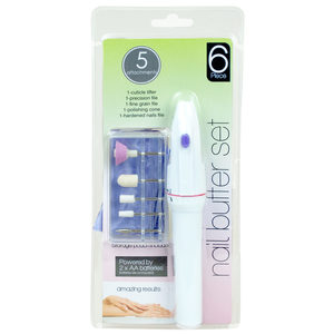 5 Pieces Per Pack Of Battery Operated Nail Buffer Set ][Wholesales Purchase|Hoodmat.Com