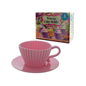 12 Pieces Per Pack Of Teacup Cake Molds ][Wholesales Purchase|Hoodmat.Com