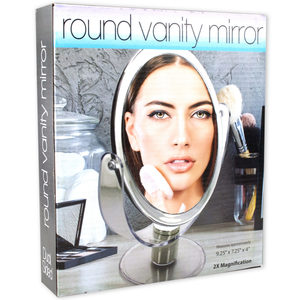 4 Pieces Per Pack Of Dual Sided Round Stand Up Vanity Mirror ][Wholesales Purchase|Hoodmat.Com
